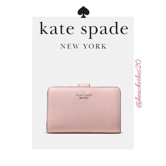 KATE SPADE Lena Medium Bifold Wallet Tutu Pink NWT O-395 & O-396 - Picture 1 of 3